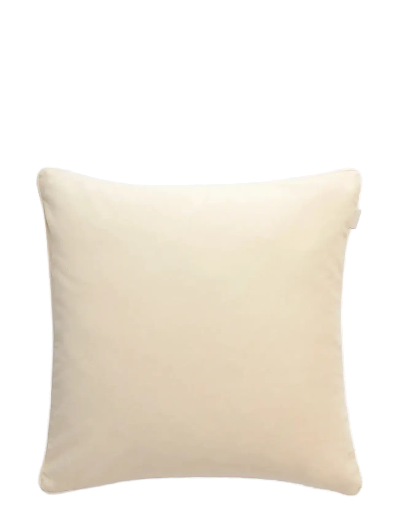 Gant Velvet Cushion, 50X50, Cream, Puder & Tæpper > Pudebetræk, Unisex