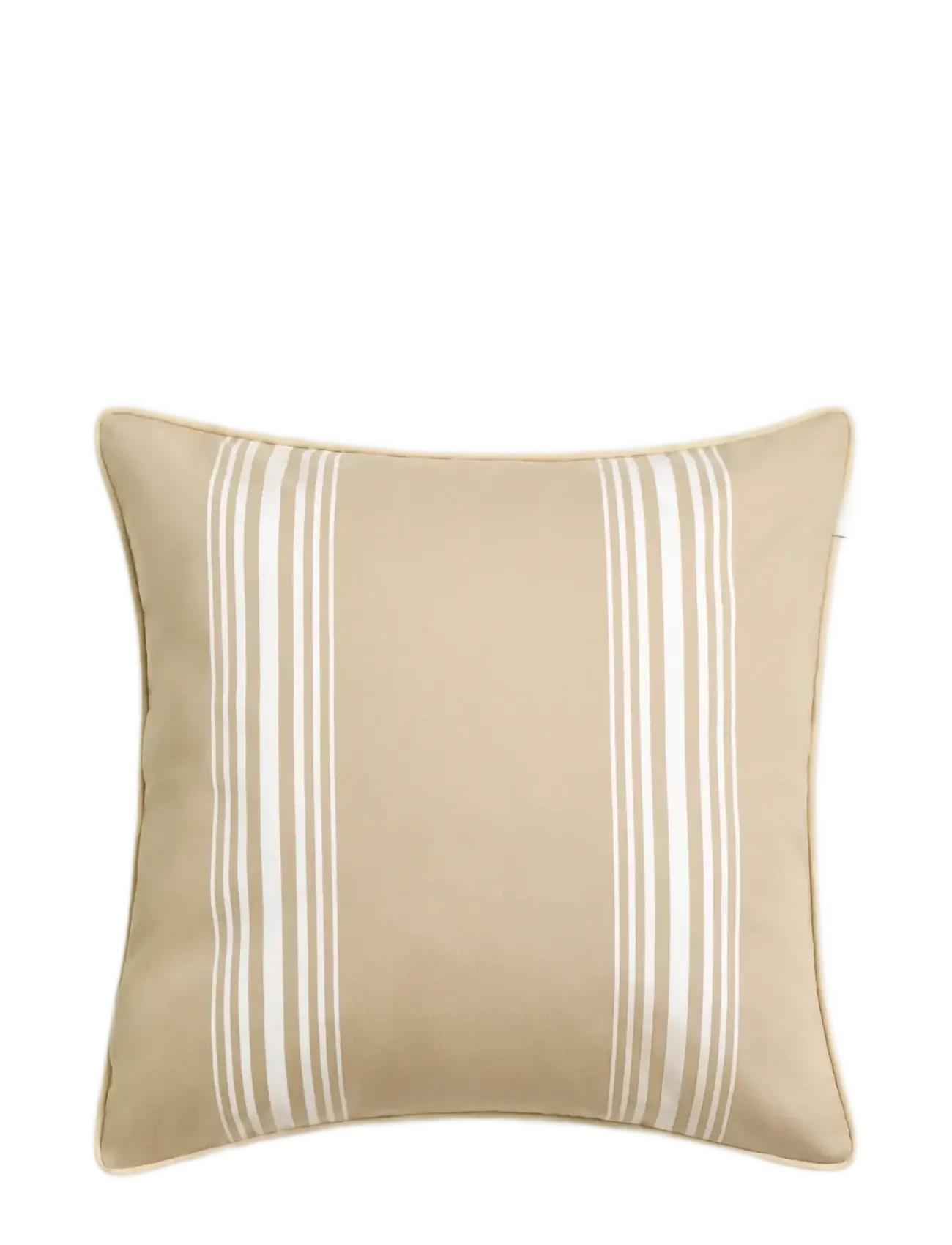 Gant Yacht Stripe Cushion, 50X50, Cushions & Blankets, Beige - Cushion Covers, Homeware