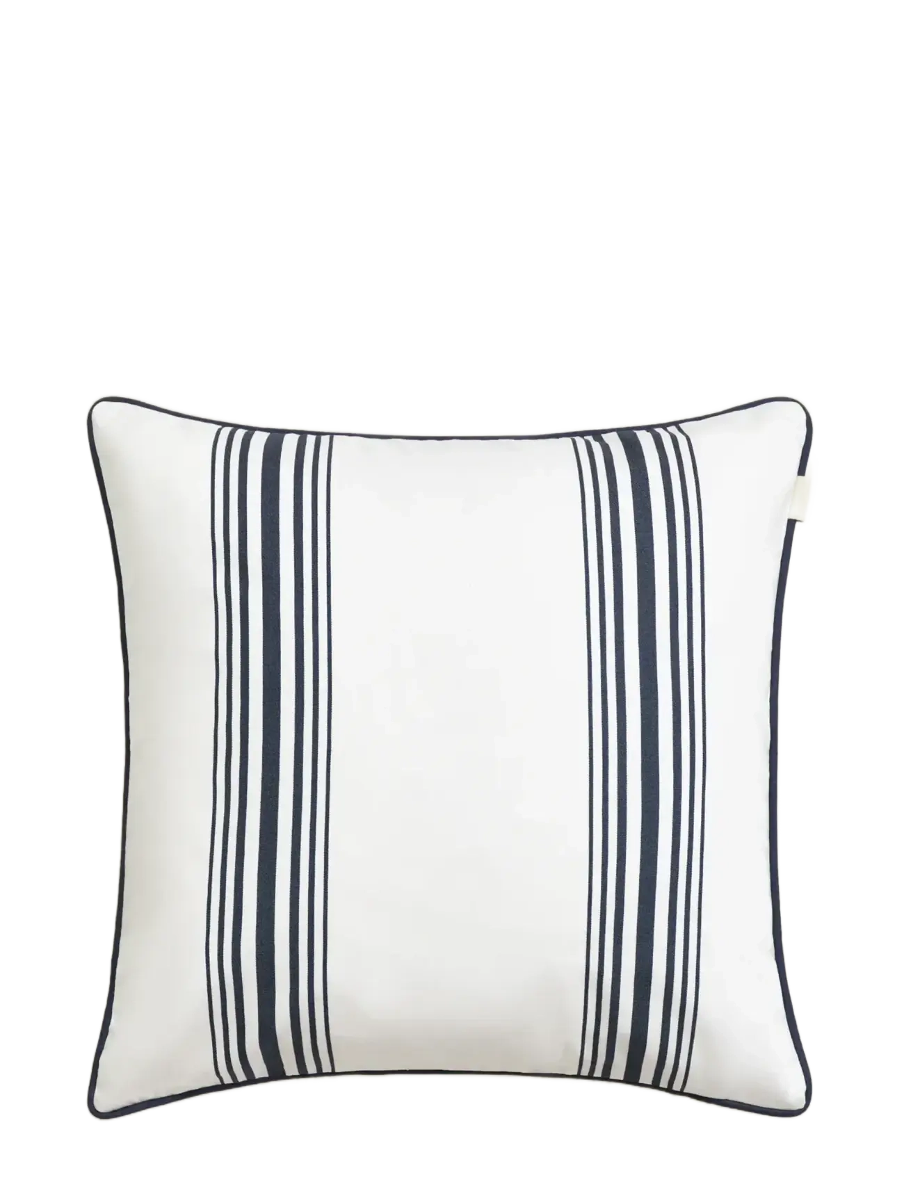 Gant Yacht Stripe Cushion, 50X50, White, Puder & Tæpper > Pudebetræk, Unisex