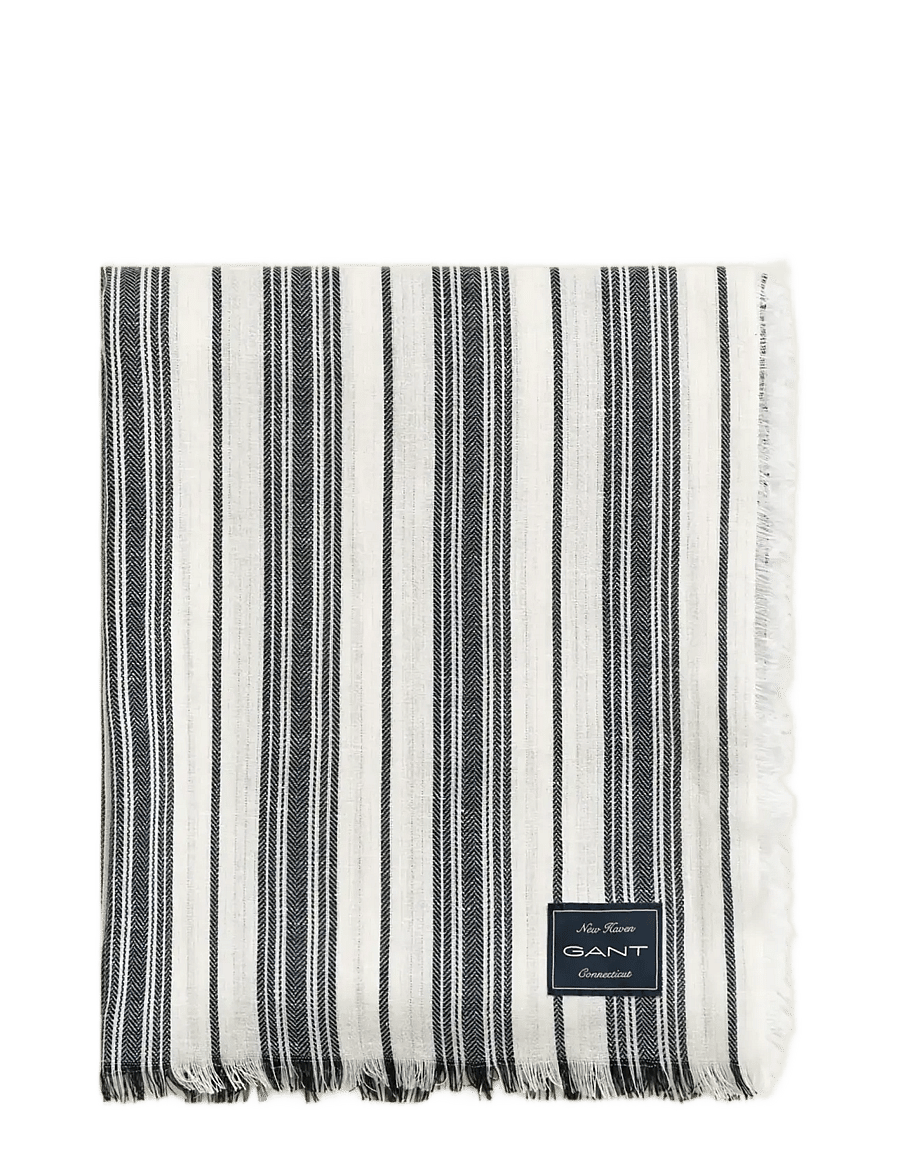Gant - COTTON LINEN YACHT THROW - decken - evening blue - 0