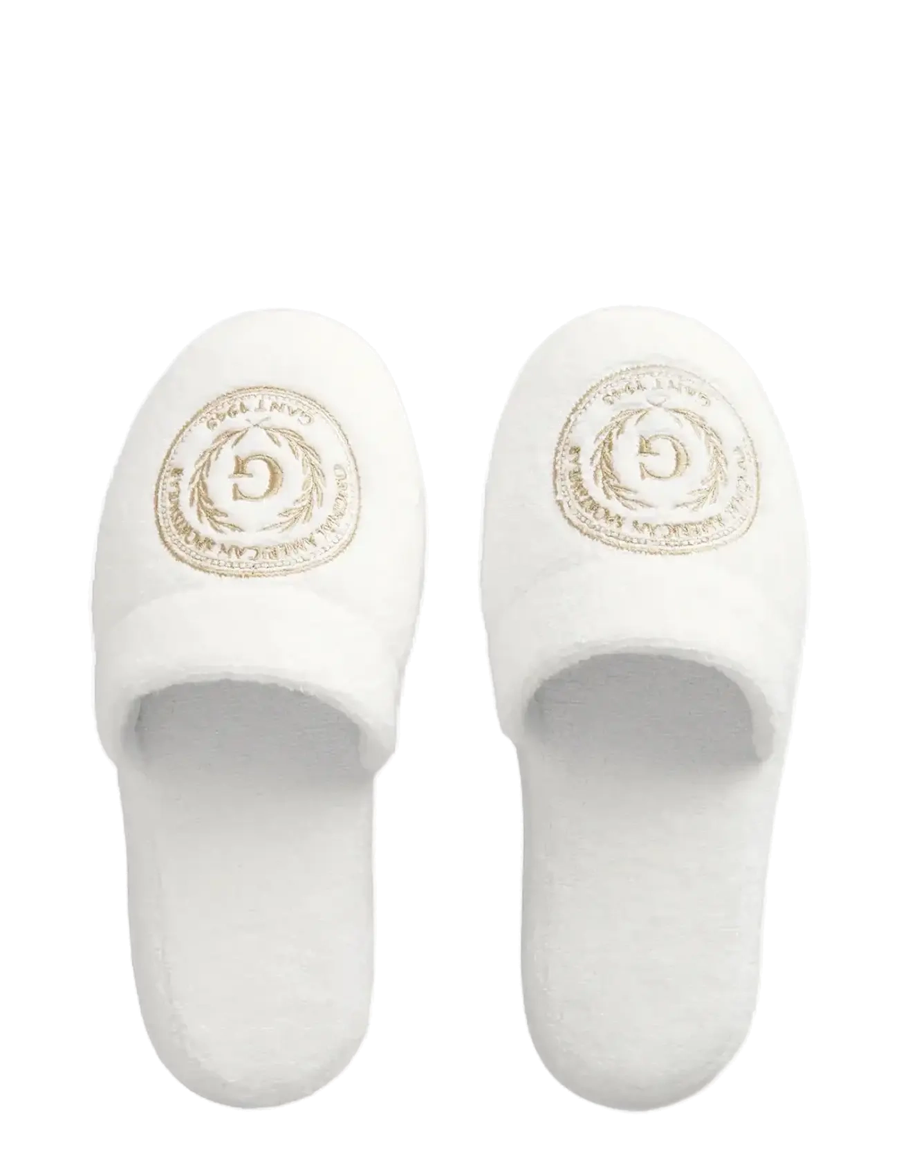 Gant CREST SLIPPERS - Kengät - WHITE / white