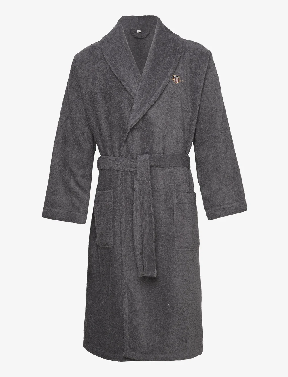 GANT - ARCHIVE SHIELD TERRY ROBE - Över 1000 kr - anchor grey - 0