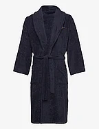 ARCHIVE SHIELD TERRY ROBE - EVENING BLUE