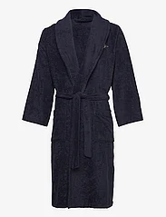 GANT - ARCHIVE SHIELD TERRY ROBE - birthday gifts - evening blue - 0