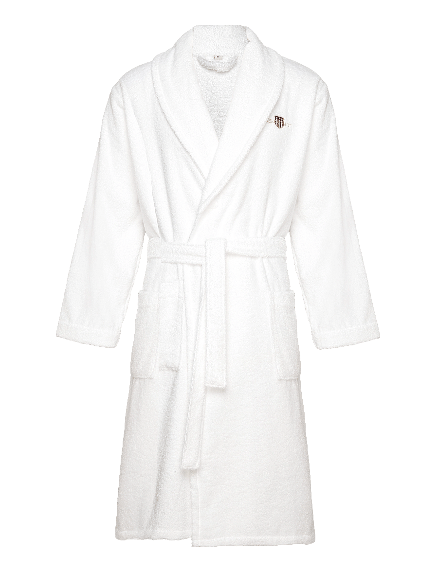 Gant - ARCHIVE SHIELD TERRY ROBE - nach preis einkaufen - white - 0