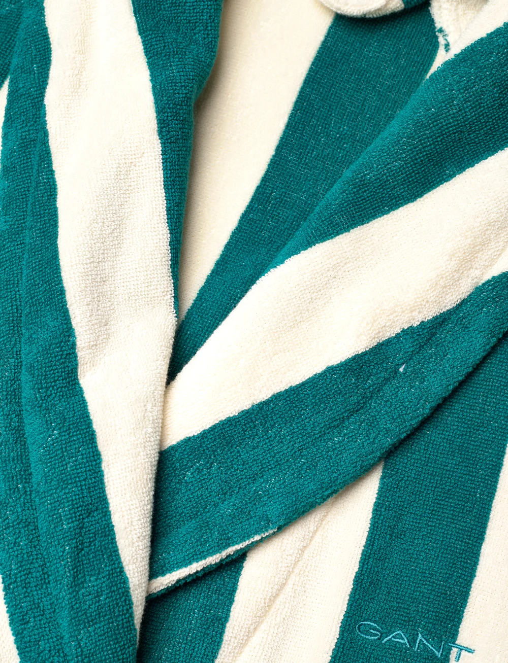 GANT - STRIPE ROBE - køb efter pris - ocean turquosie - 2