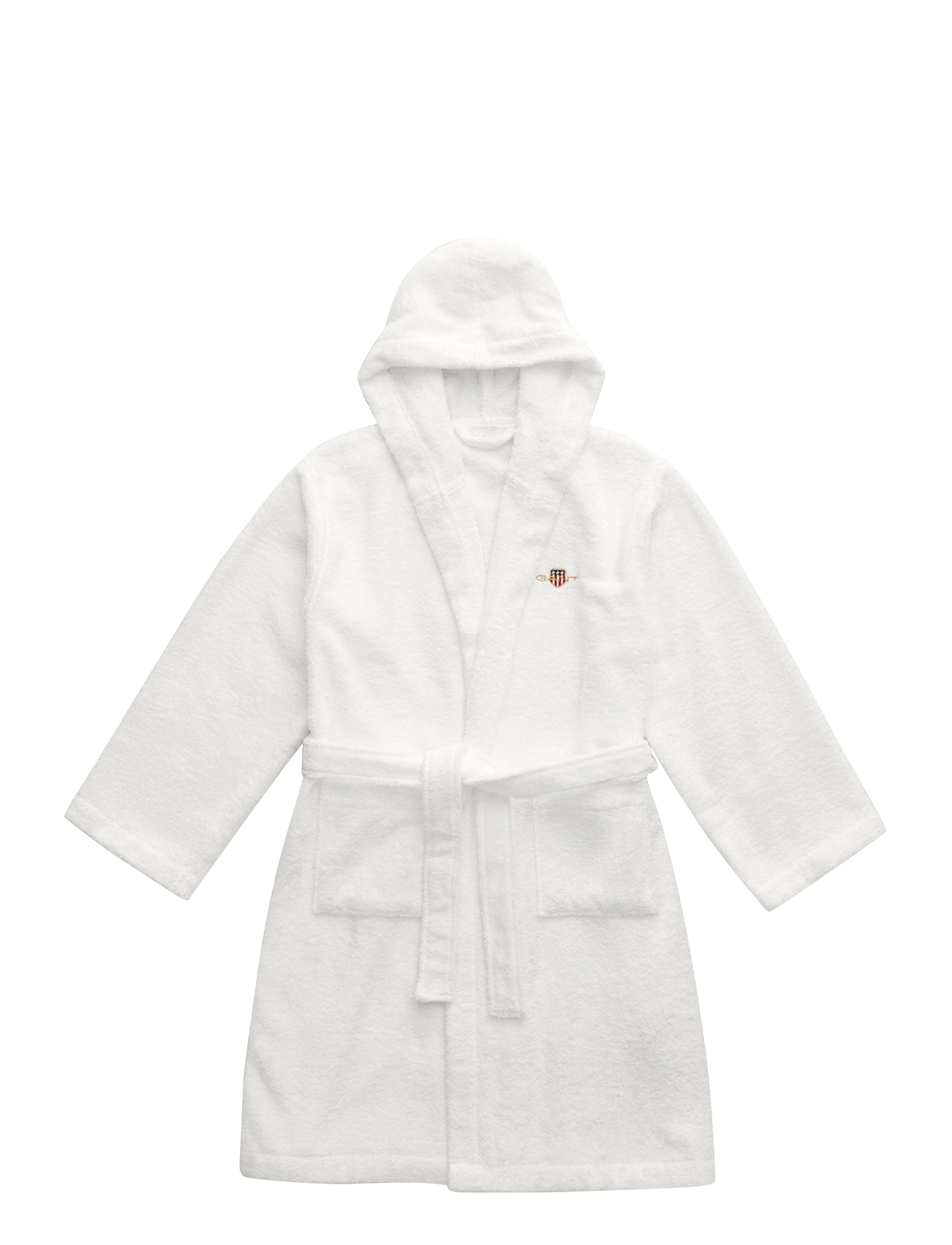 Gant ARCHIVE SHIELD TERRY KIDS ROBE - Bademäntel - WHITE / white