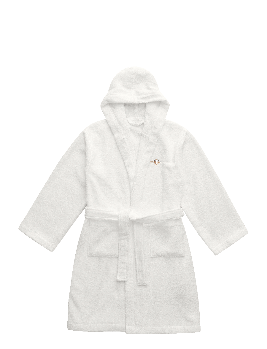 Gant - ARCHIVE SHIELD TERRY KIDS ROBE - bademäntel - white - 0