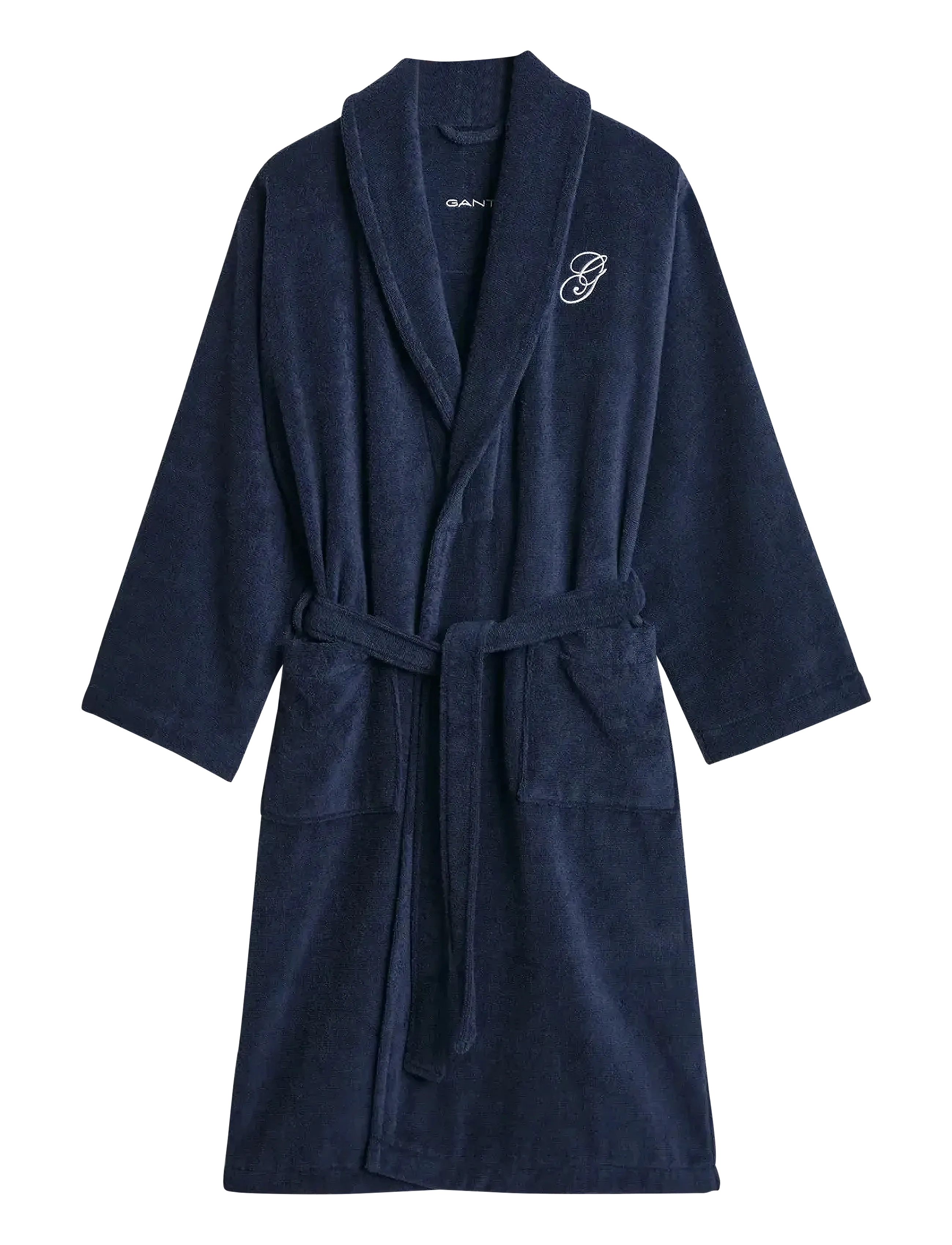 Gant Embroidery Robe, XL, Bathroom Textiles, Marineblau - Robes, Frauen