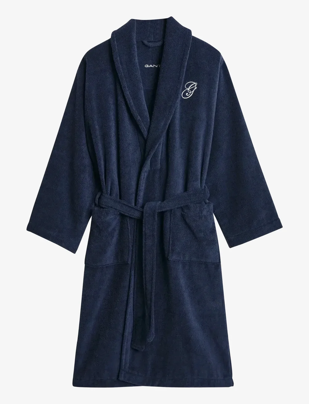 GANT - EMBROIDERY ROBE - köp efter pris - marine - 0