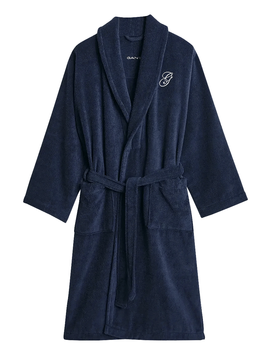 Gant - EMBROIDERY ROBE - köp efter pris - marine - 0