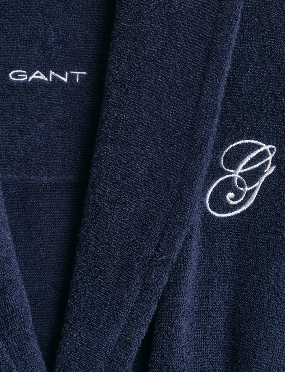 GANT - EMBROIDERY ROBE - köp efter pris - marine - 1
