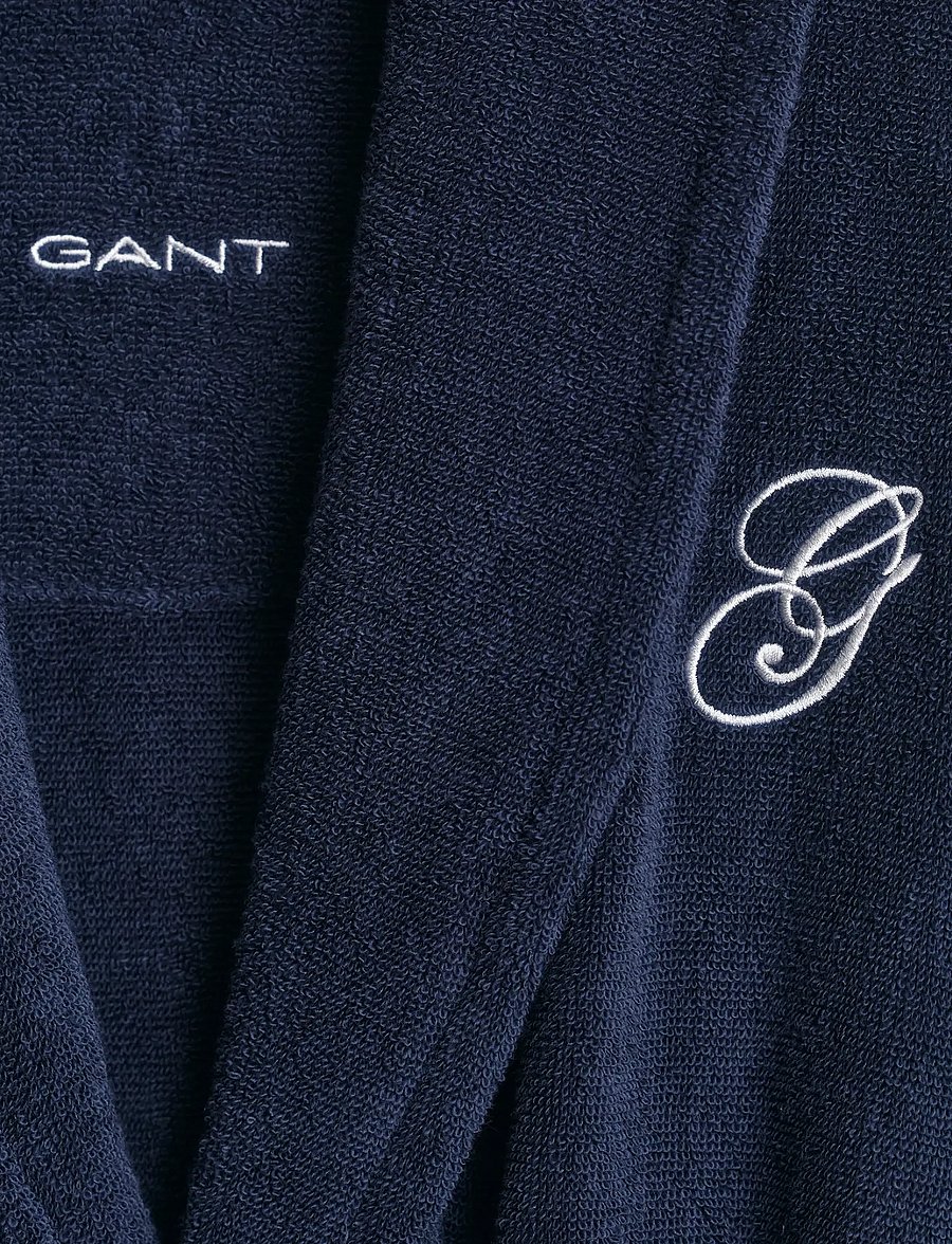 Gant - EMBROIDERY ROBE - köp efter pris - marine - 1