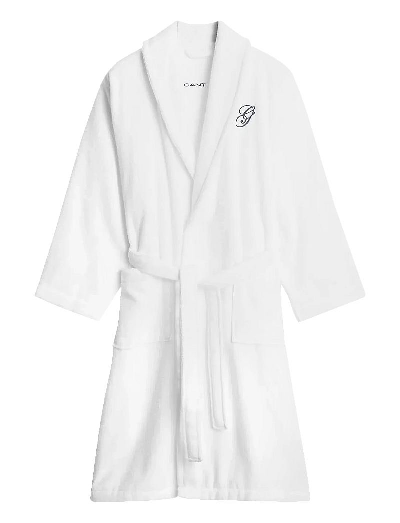 GANT - EMBROIDERY ROBE - osta hinna alusel - white - 0