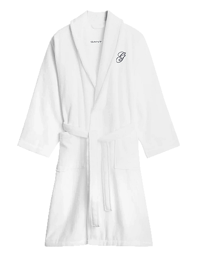Gant EMBROIDERY ROBE - Naktiniai ir poilsio drabužiai - WHITE / white