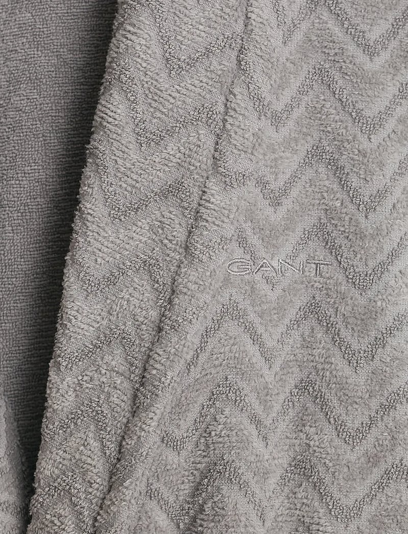 GANT - JACQUARD HERRINGBONE ROBE - osta hinna alusel - concrete grey - 1