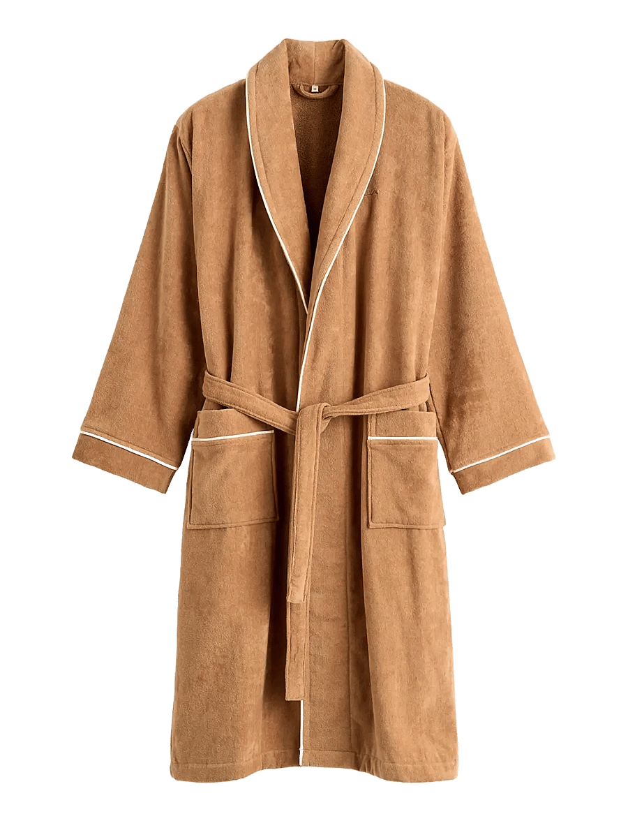 Gant - SOLID VELOUR ROBE - igapäevane stiil - butternut beige - 0