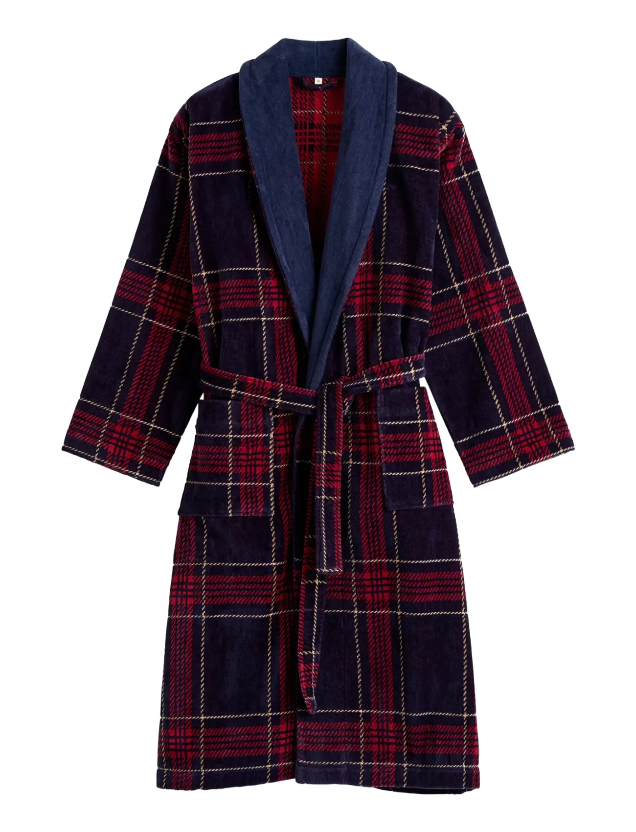 Gant HOLIDAY CHECK ROBE - Robes - MARINE / navy