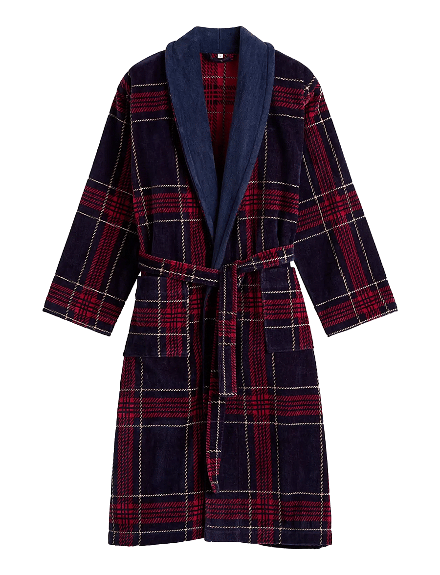 Gant - HOLIDAY CHECK ROBE - hverdags stil - marine - 0