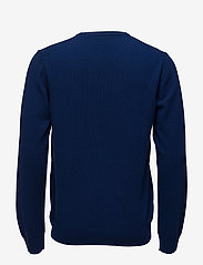 GANT - SUPERFINE LAMBSWOOL CREW - t-shirts - college blue - 1