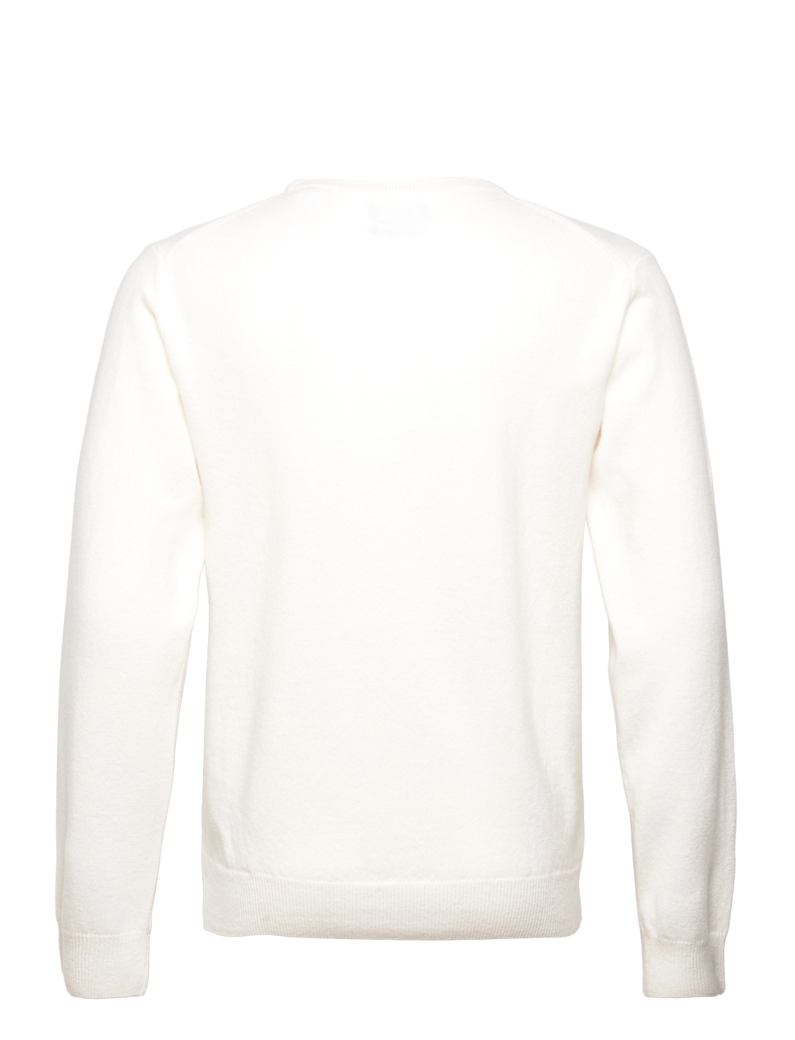 GANT - SUPERFINE LAMBSWOOL CREW - cream - 1