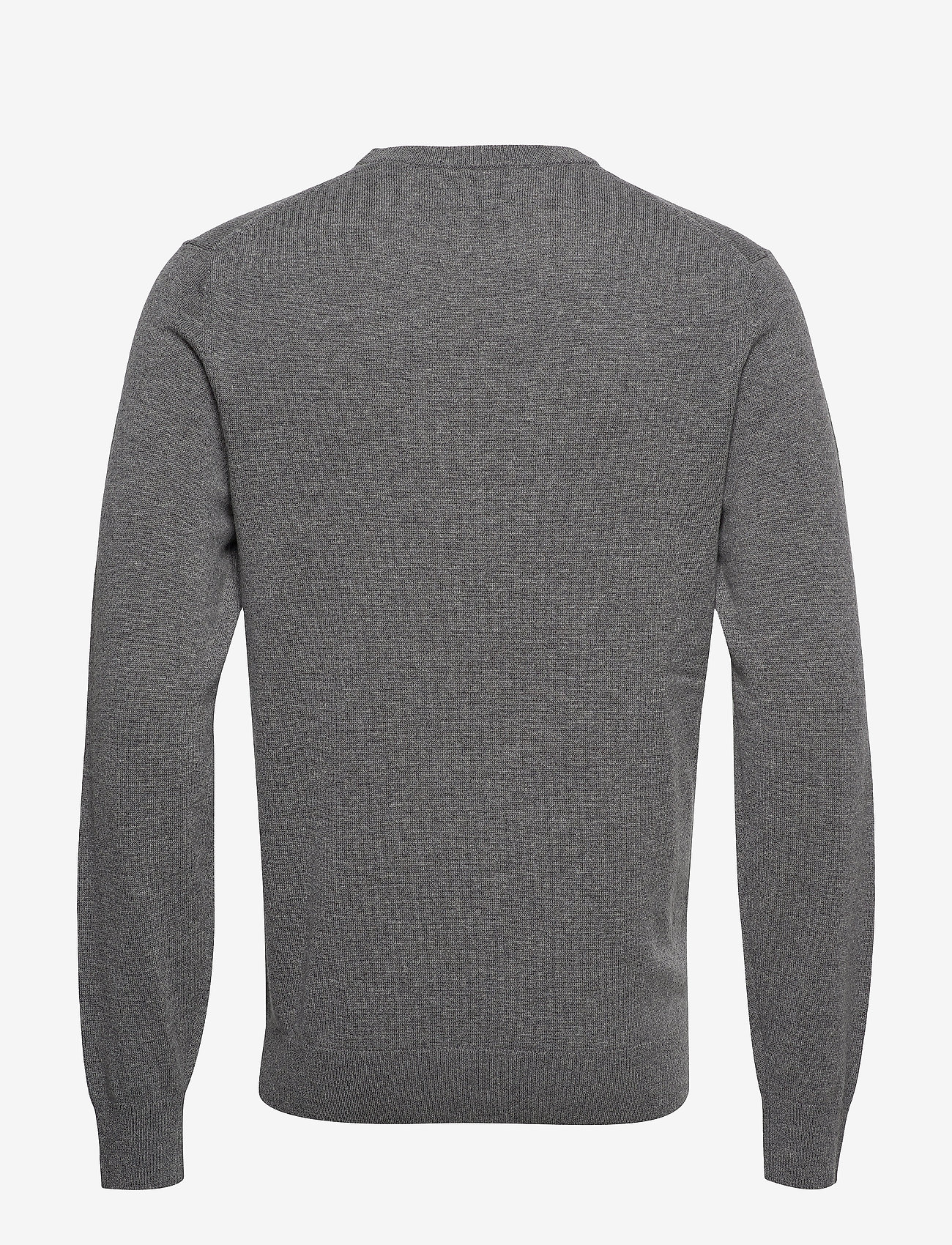 Gant - SUPERFINE LAMBSWOOL CREW - dark grey melange - 1