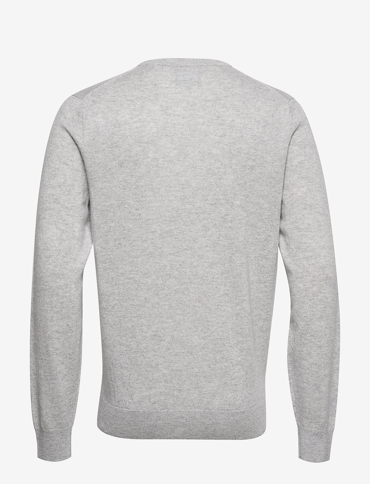 GANT - SUPERFINE LAMBSWOOL CREW - light grey melange - 1