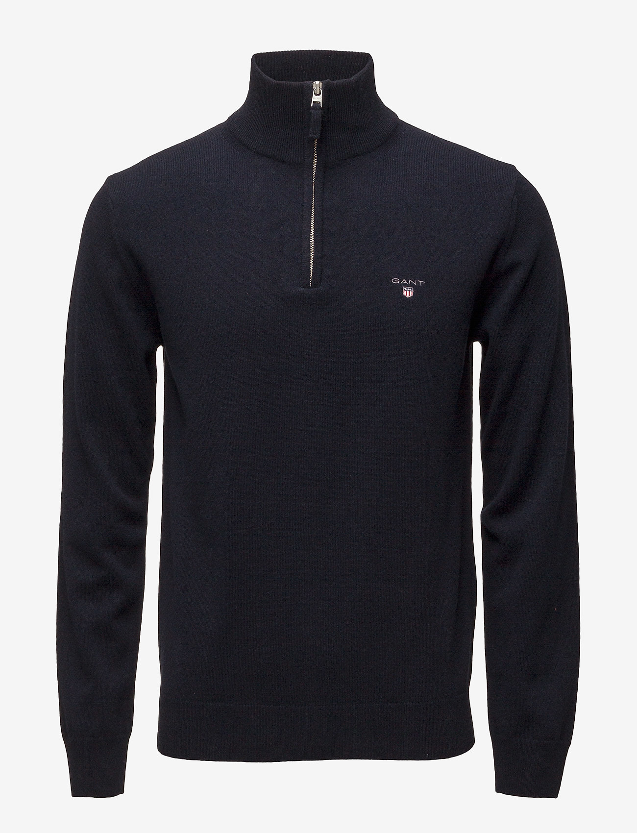 GANT - SUPERFINE LAMBSWOOL HALF ZIP - marine - 0