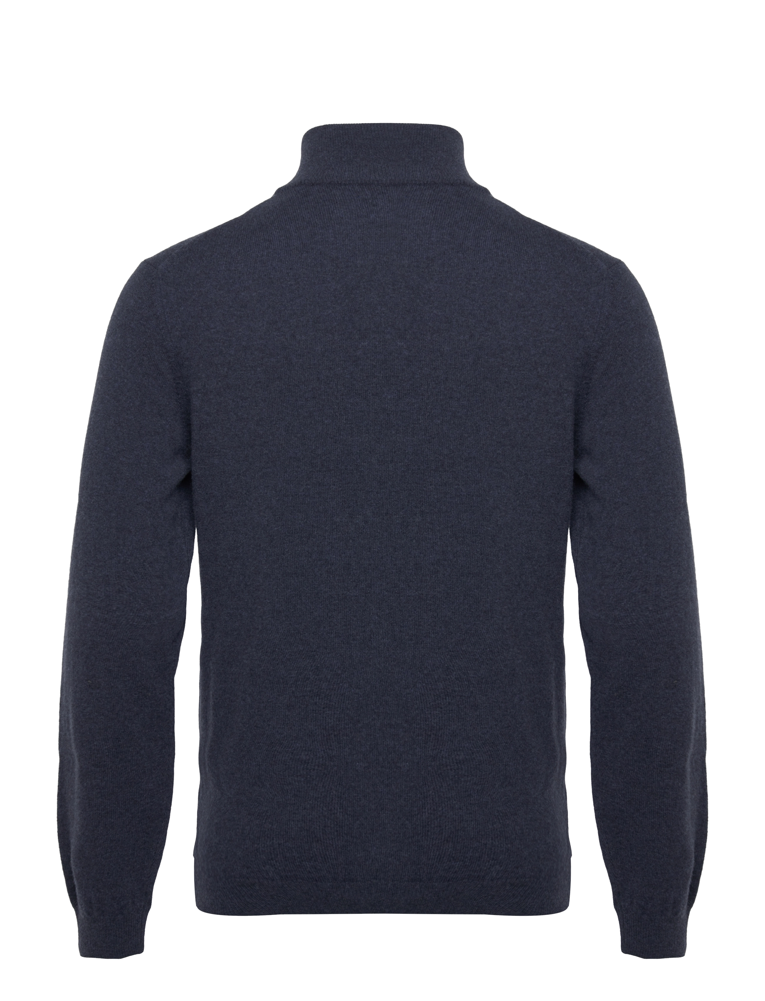 GANT - SUPERFINE LAMBSWOOL ZIP CARDIGA - dark navy melange - 1