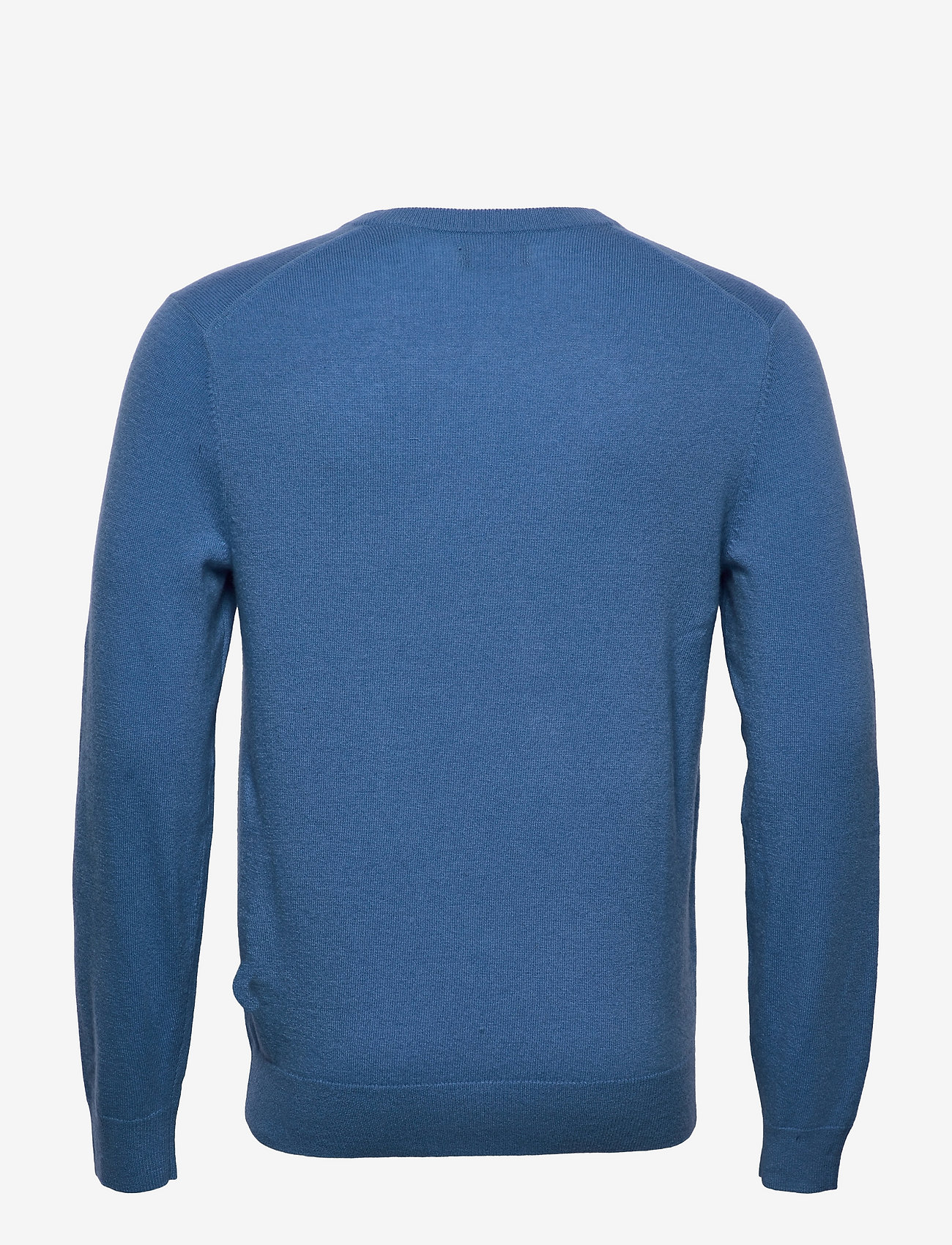 GANT - LAMBSWOOL BLEND V-NECK - mid blue - 1