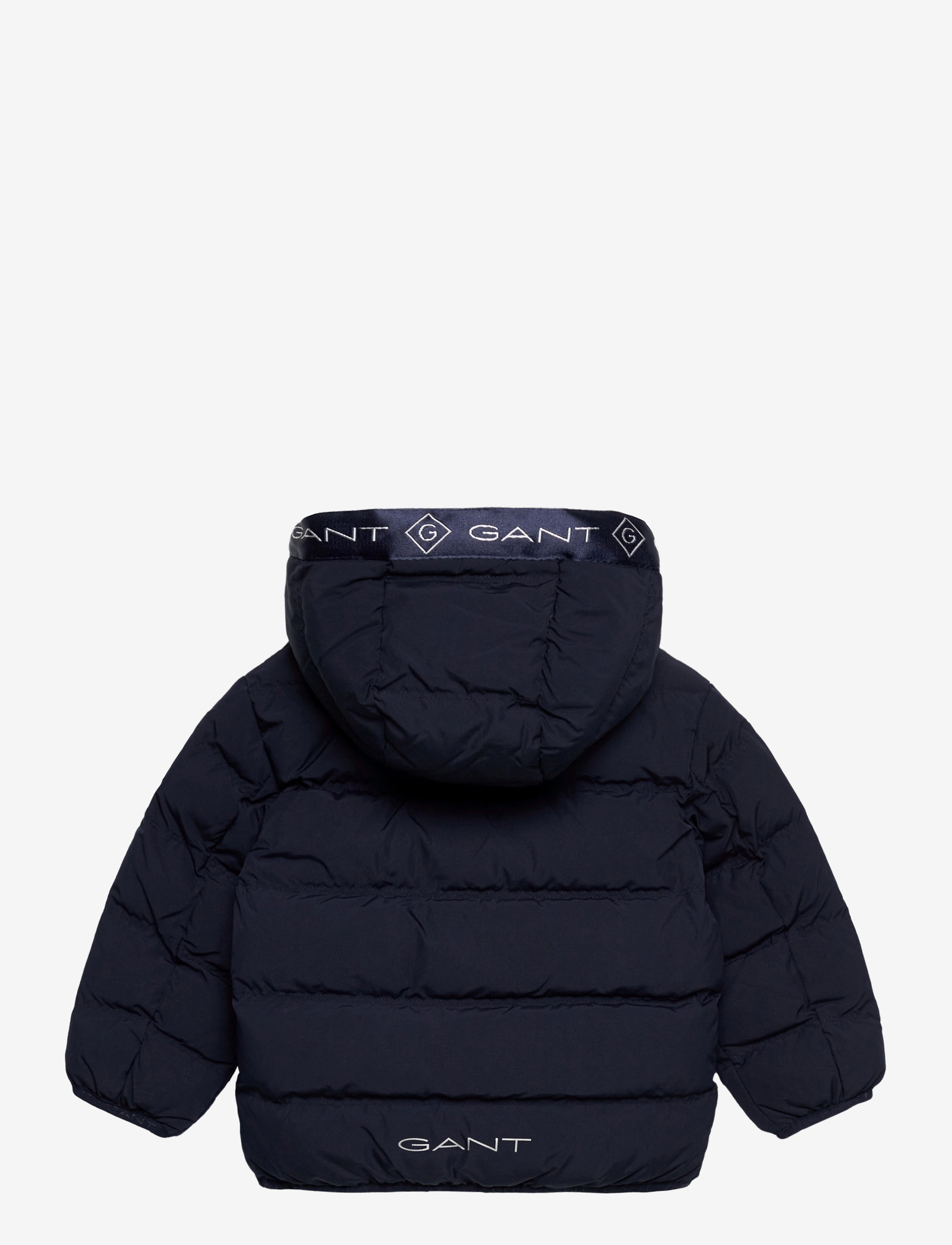 GANT - D1. LOCK-UP STRIPE PUFFER JACKET - evening blue - 1