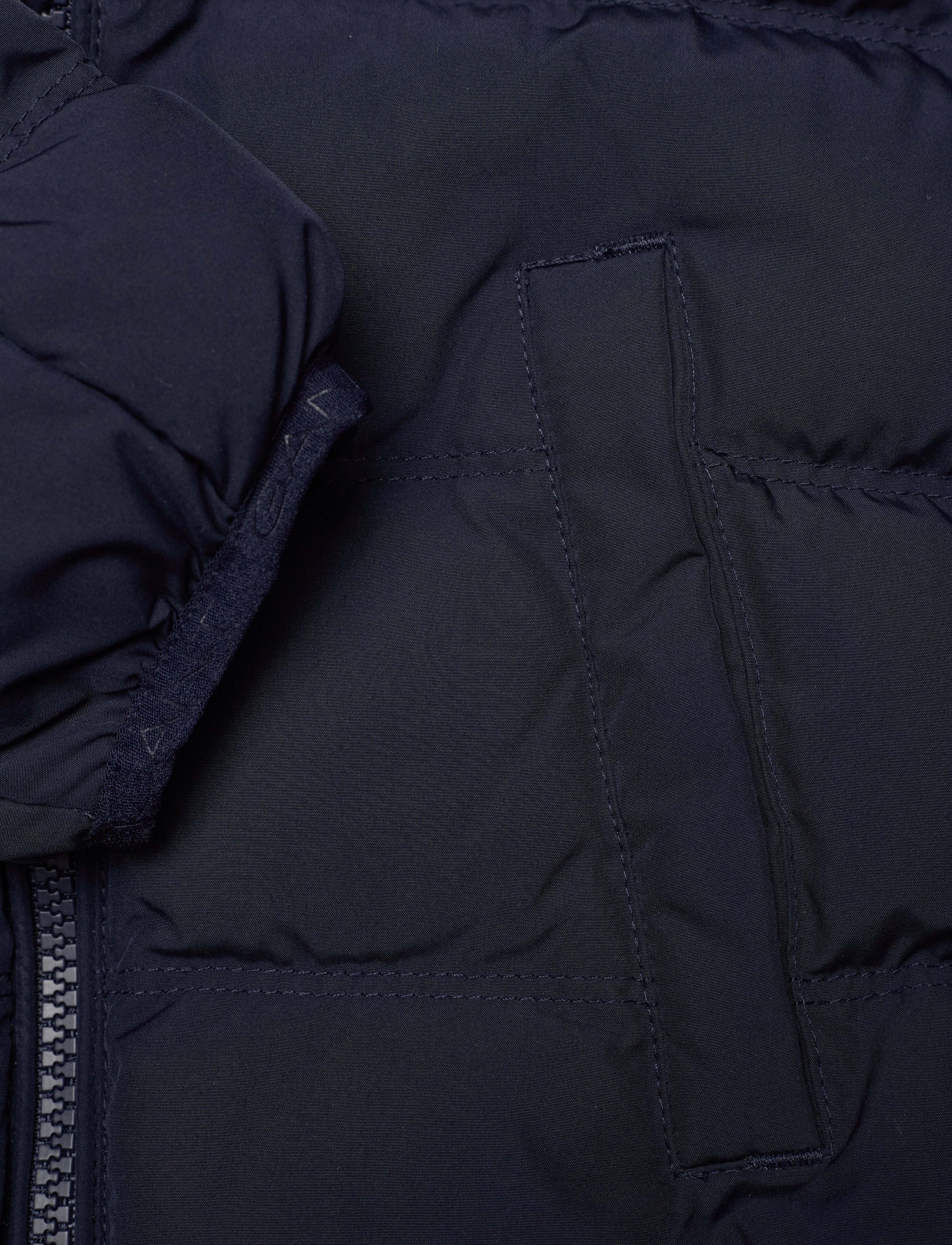 GANT - D1. LOCK-UP STRIPE PUFFER JACKET - evening blue - 3