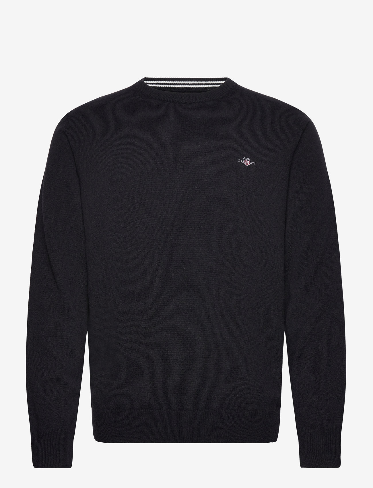 GANT - SUPERFINE LAMBSWOOL C-NECK - rund hals - black - 1