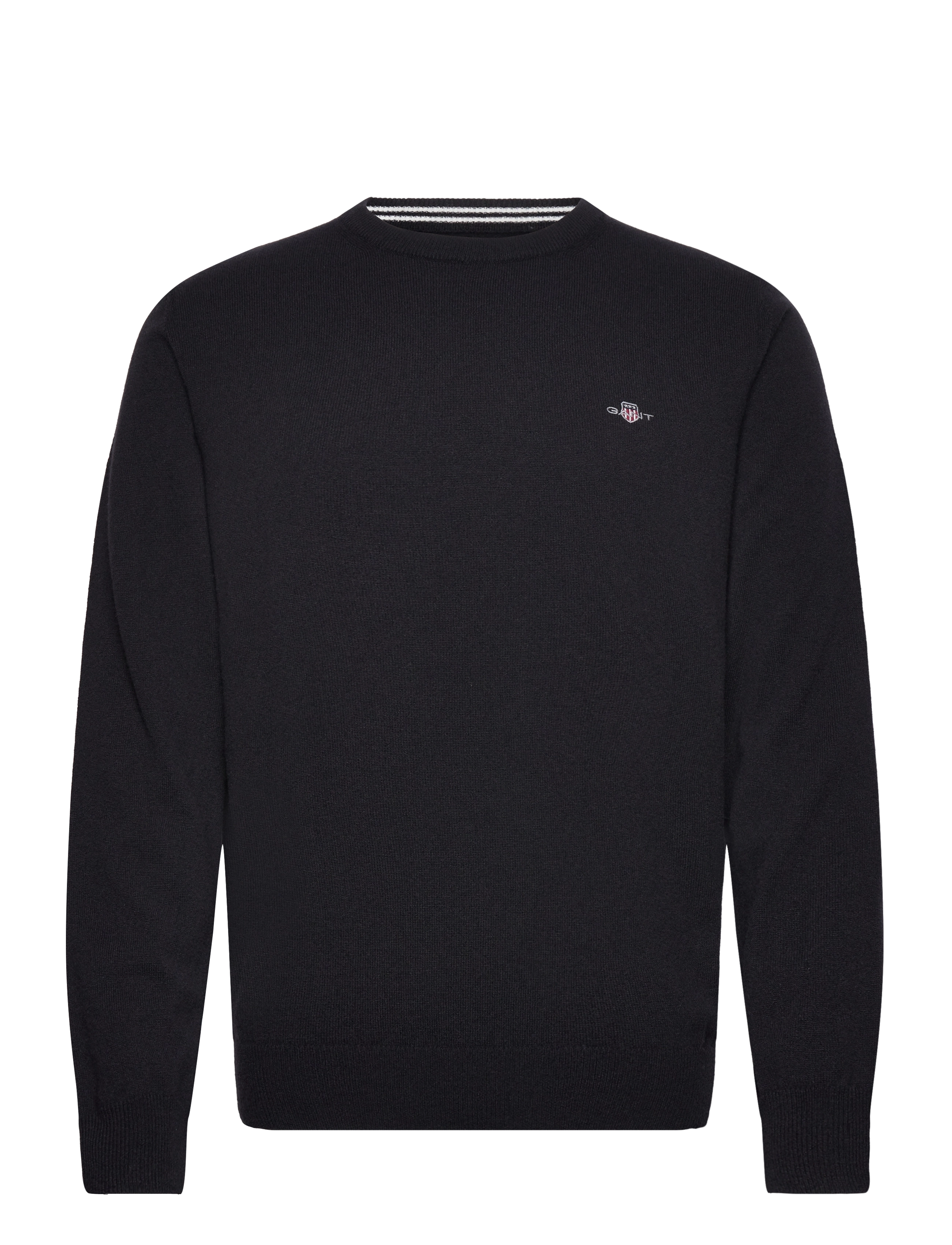 Gant SUPERFINE LAMBSWOOL C-NECK - Kleidung - BLACK / black
