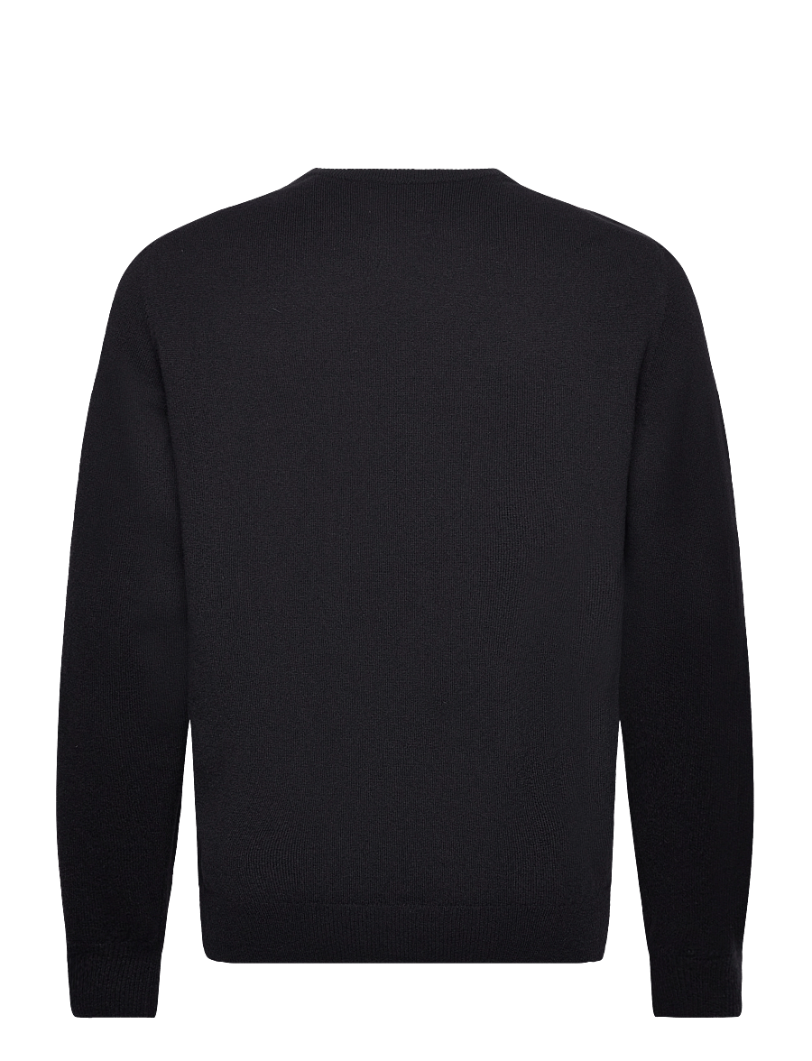 Gant - SUPERFINE LAMBSWOOL C-NECK - pyöreäaukkoiset - black - 2