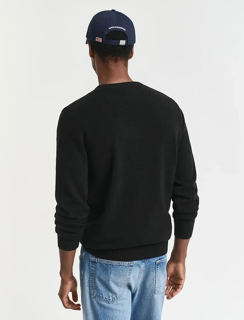 GANT - SUPERFINE LAMBSWOOL C-NECK - rund hals - black - 3