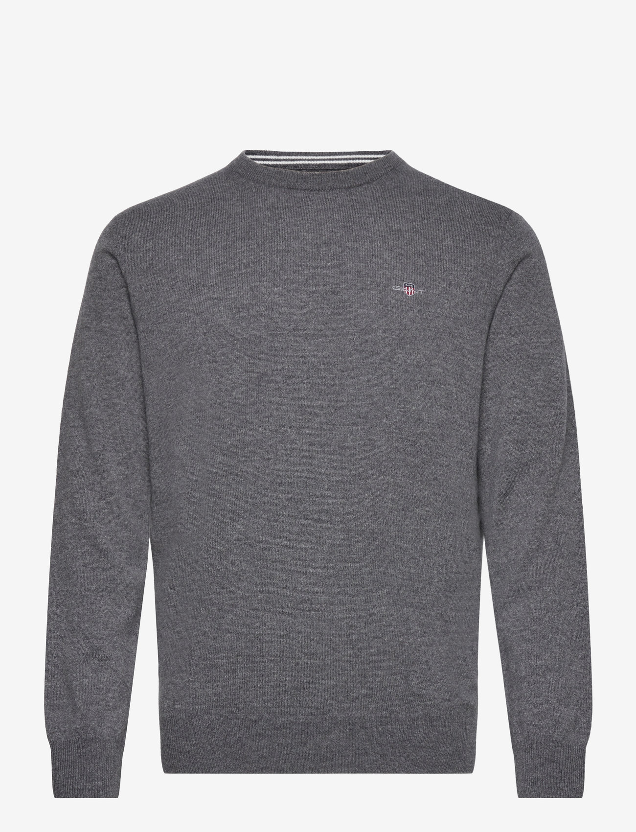 GANT - SUPERFINE LAMBSWOOL C-NECK - rundhalsad - charcoal melange - 1