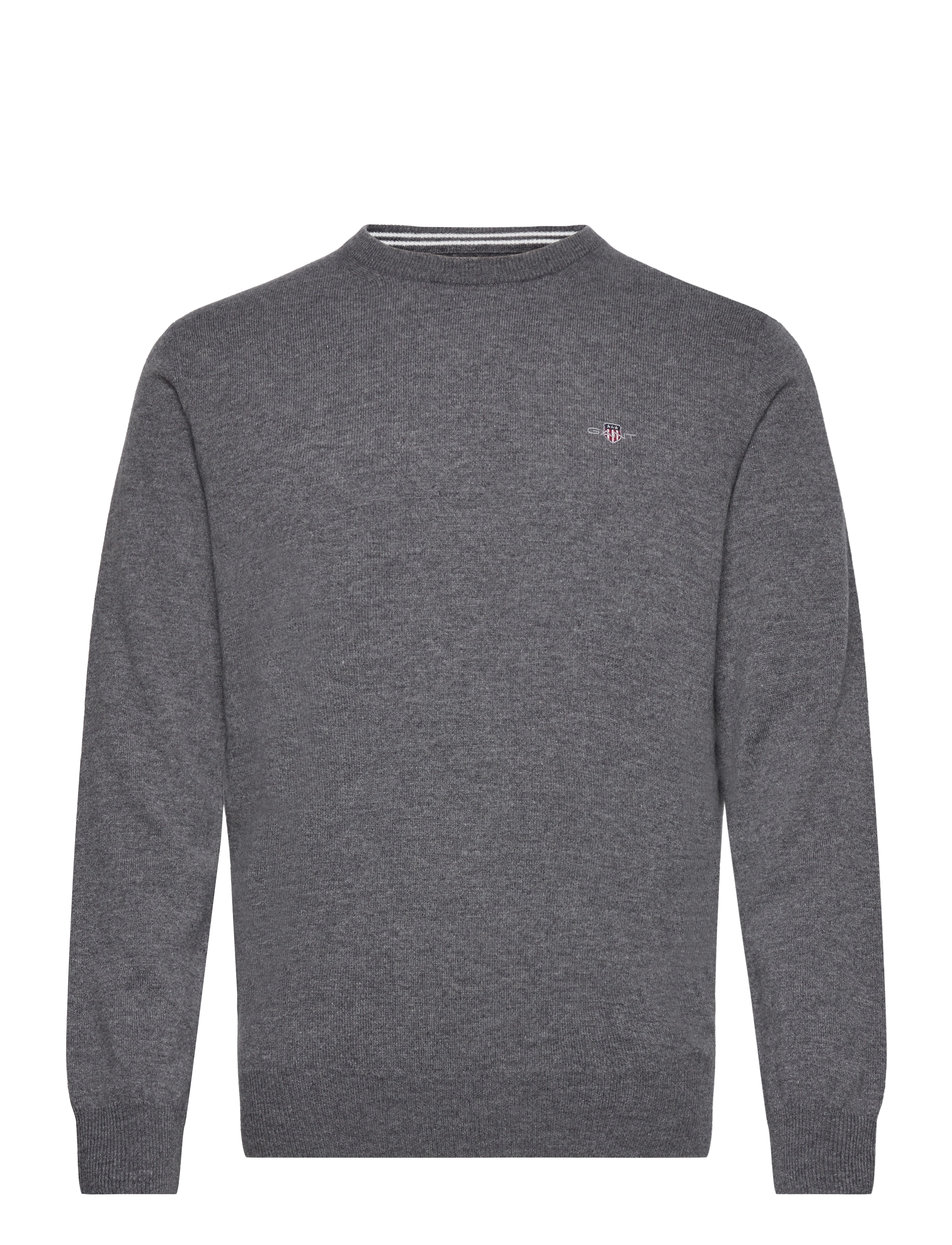 Gant SUPERFINE LAMBSWOOL C-NECK - Kleidung - CHARCOAL MELANGE / grey