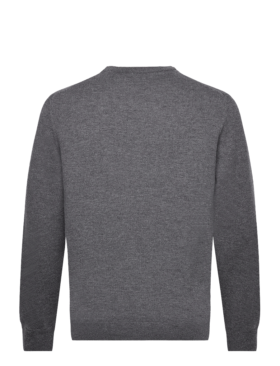 Gant - SUPERFINE LAMBSWOOL C-NECK - rundhals - charcoal melange - 2