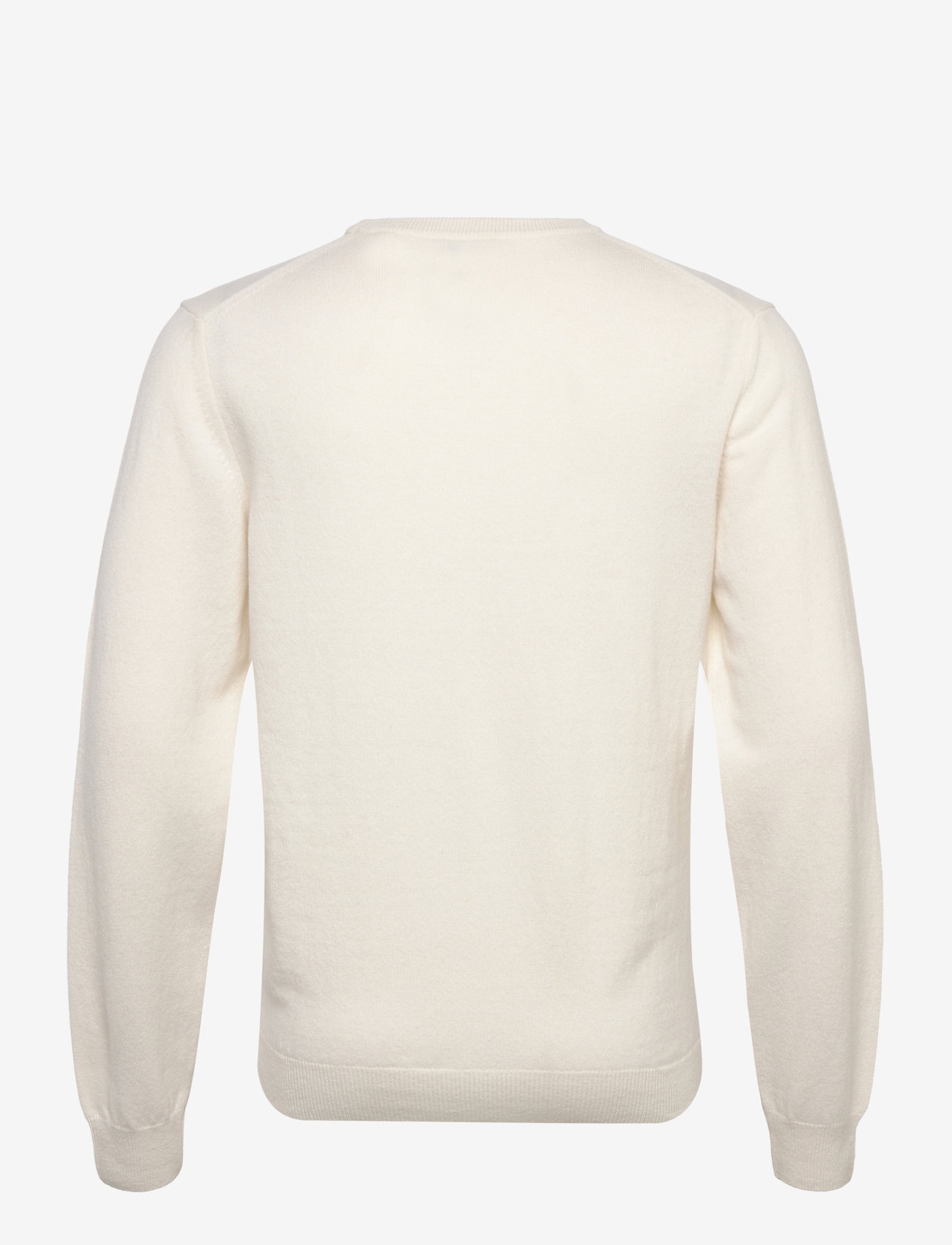 GANT - SUPERFINE LAMBSWOOL C-NECK - knitted round necks - cream - 2