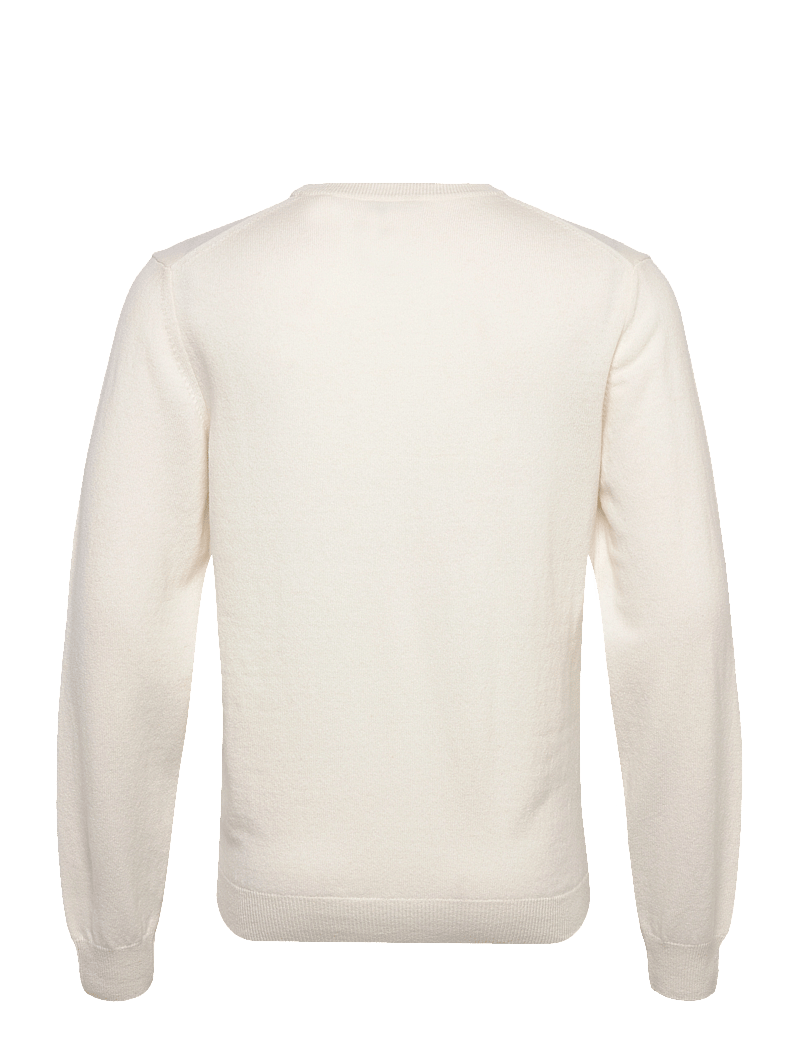 GANT - SUPERFINE LAMBSWOOL C-NECK - Ümmarguse kaelusega kudumid - cream - 2