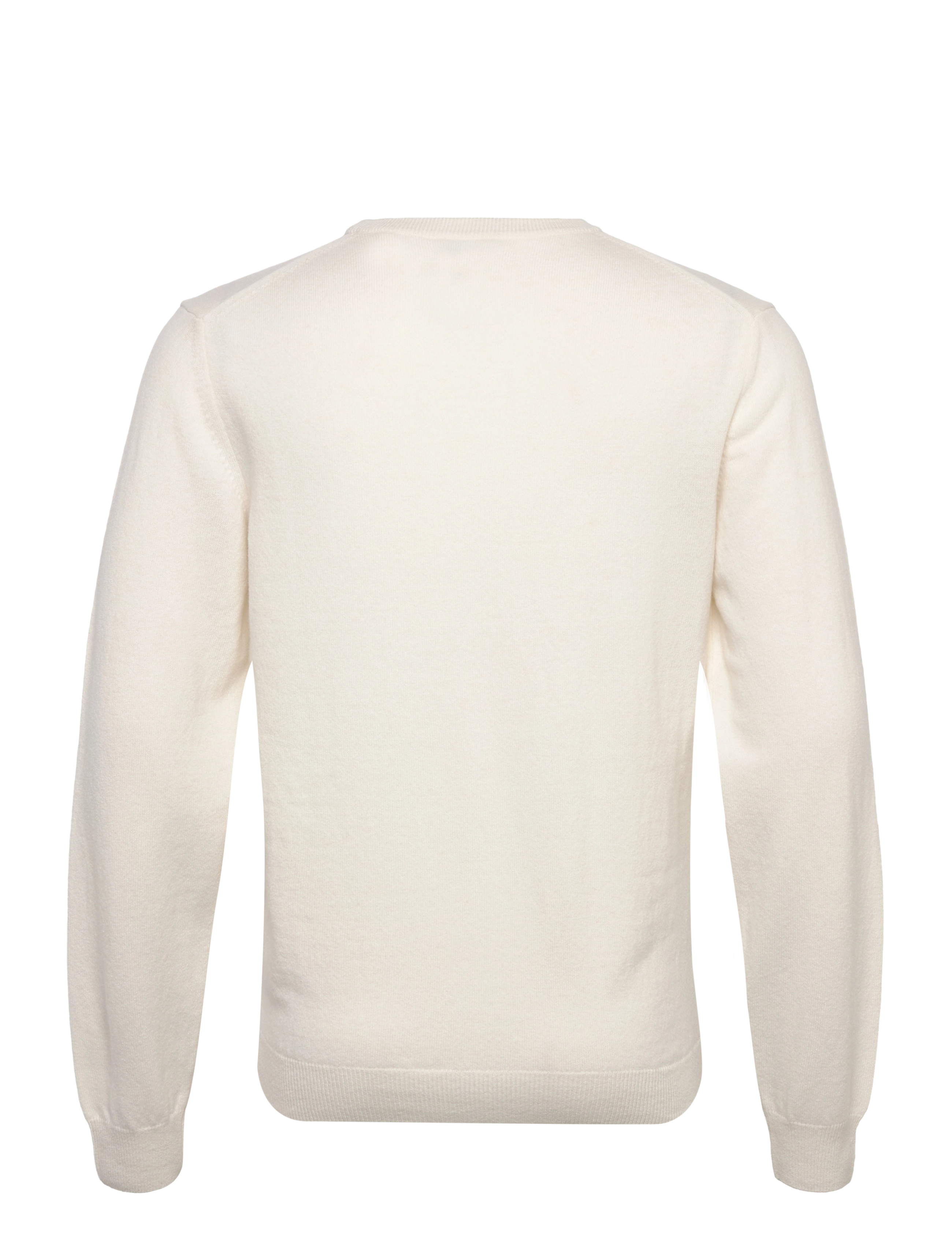Gant - SUPERFINE LAMBSWOOL C-NECK - round necks - cream - 2