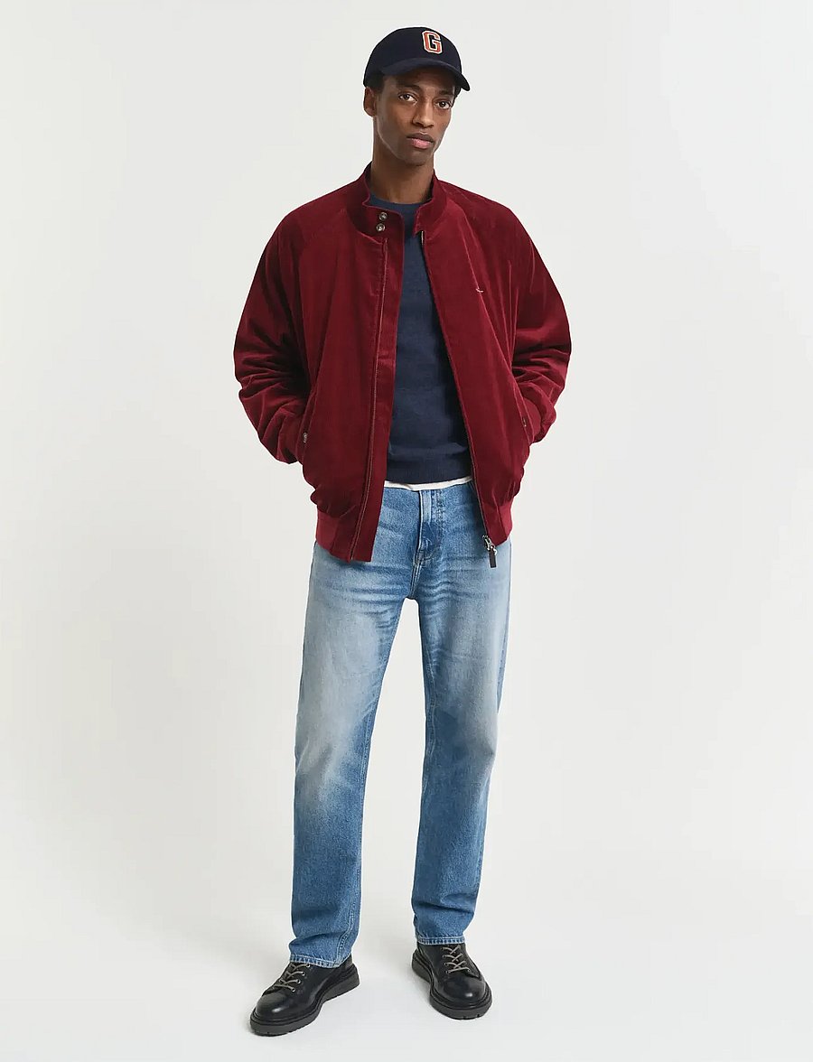 Gant - SUPERFINE LAMBSWOOL C-NECK - rundhals - dark navy melange - 5