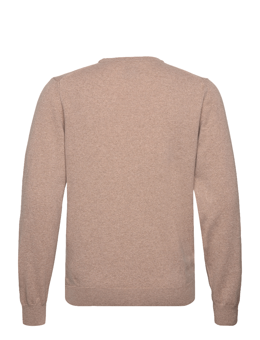 Gant - SUPERFINE LAMBSWOOL C-NECK - rundhals - dk. sand melange - 2