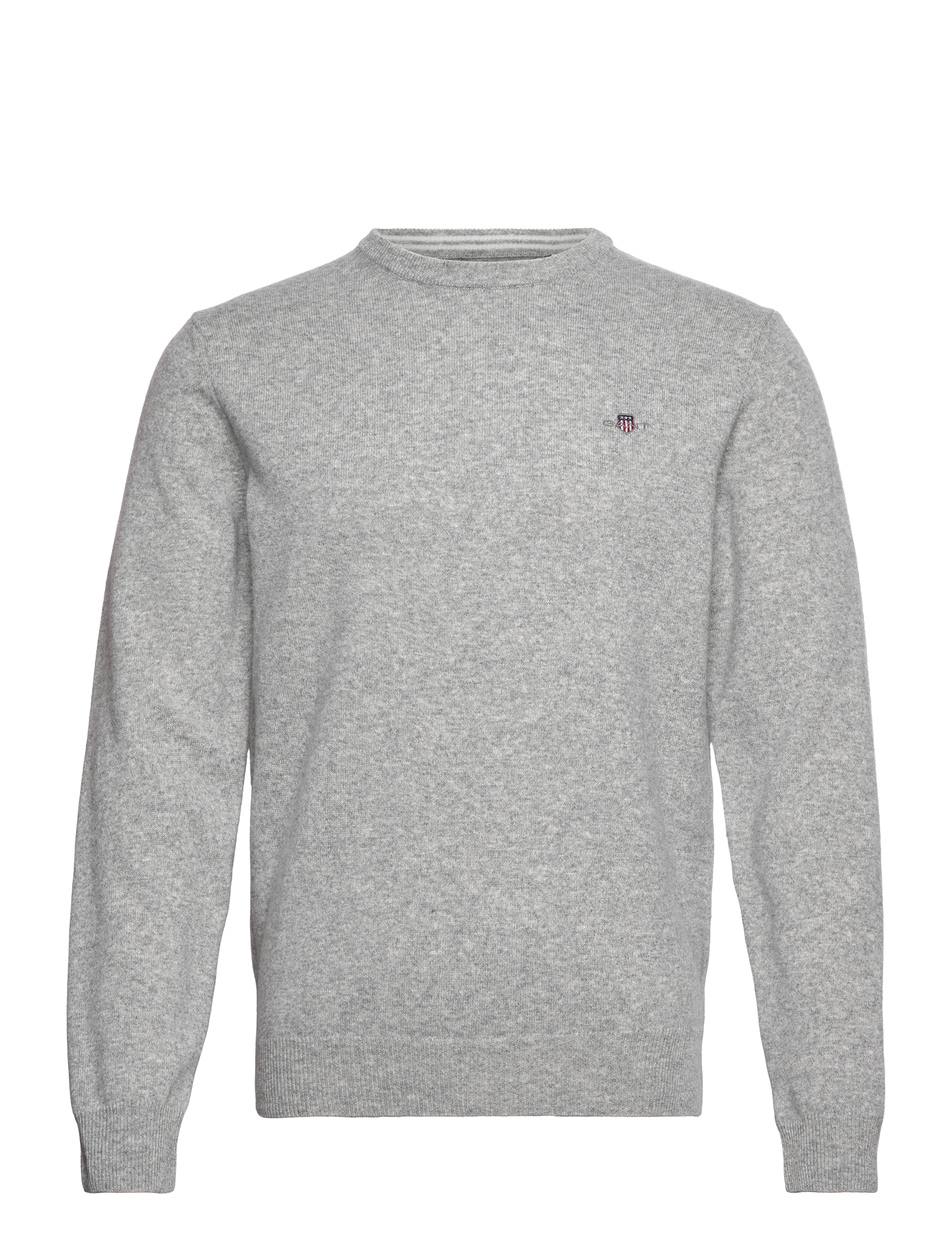 Gant - SUPERFINE LAMBSWOOL C-NECK - rundhals - grey melange - 1
