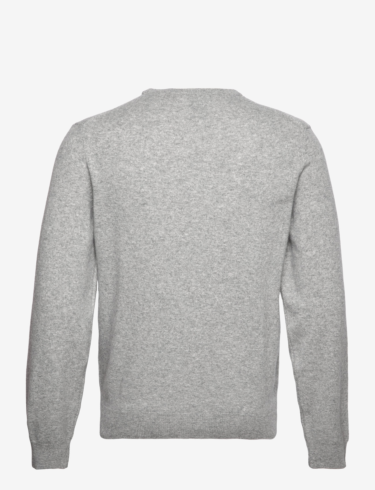 GANT - SUPERFINE LAMBSWOOL C-NECK - knitted round necks - grey melange - 2