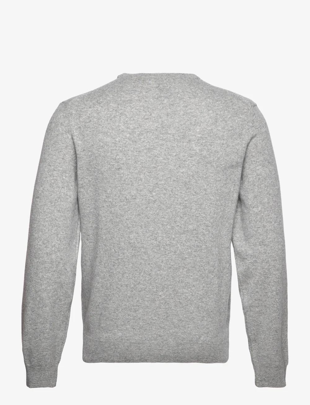 GANT - SUPERFINE LAMBSWOOL C-NECK - round necks - grey melange - 2