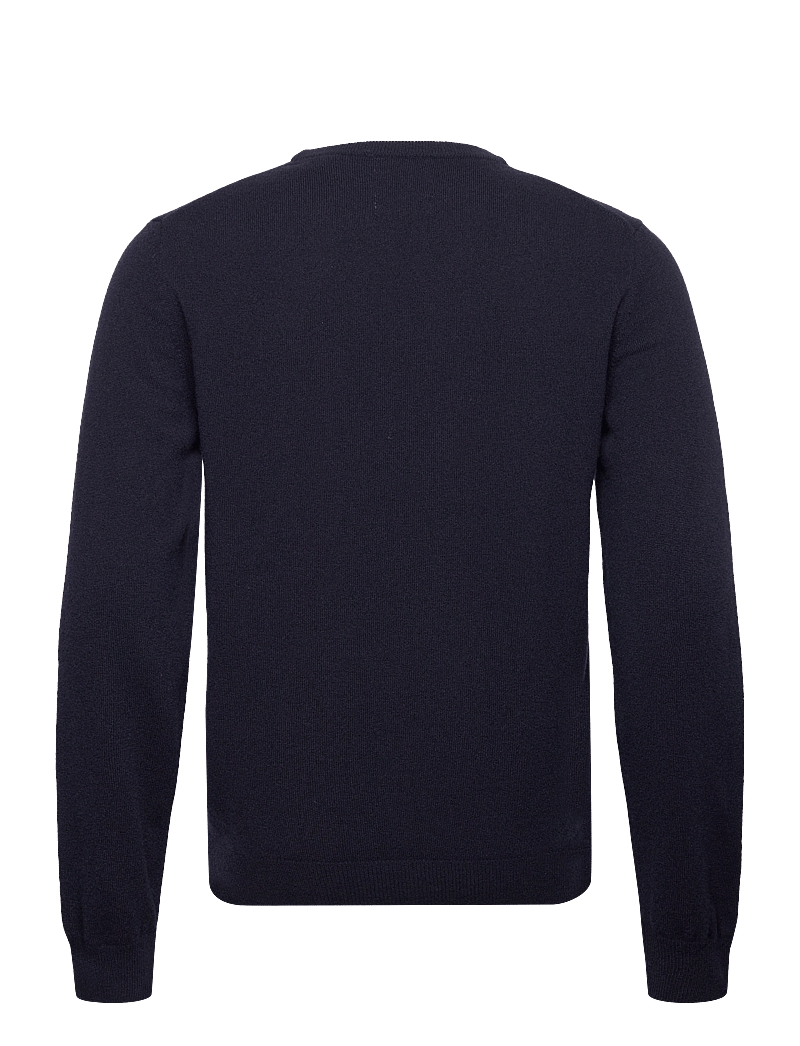 GANT - SUPERFINE LAMBSWOOL C-NECK - okrągły dekolt - marine - 2