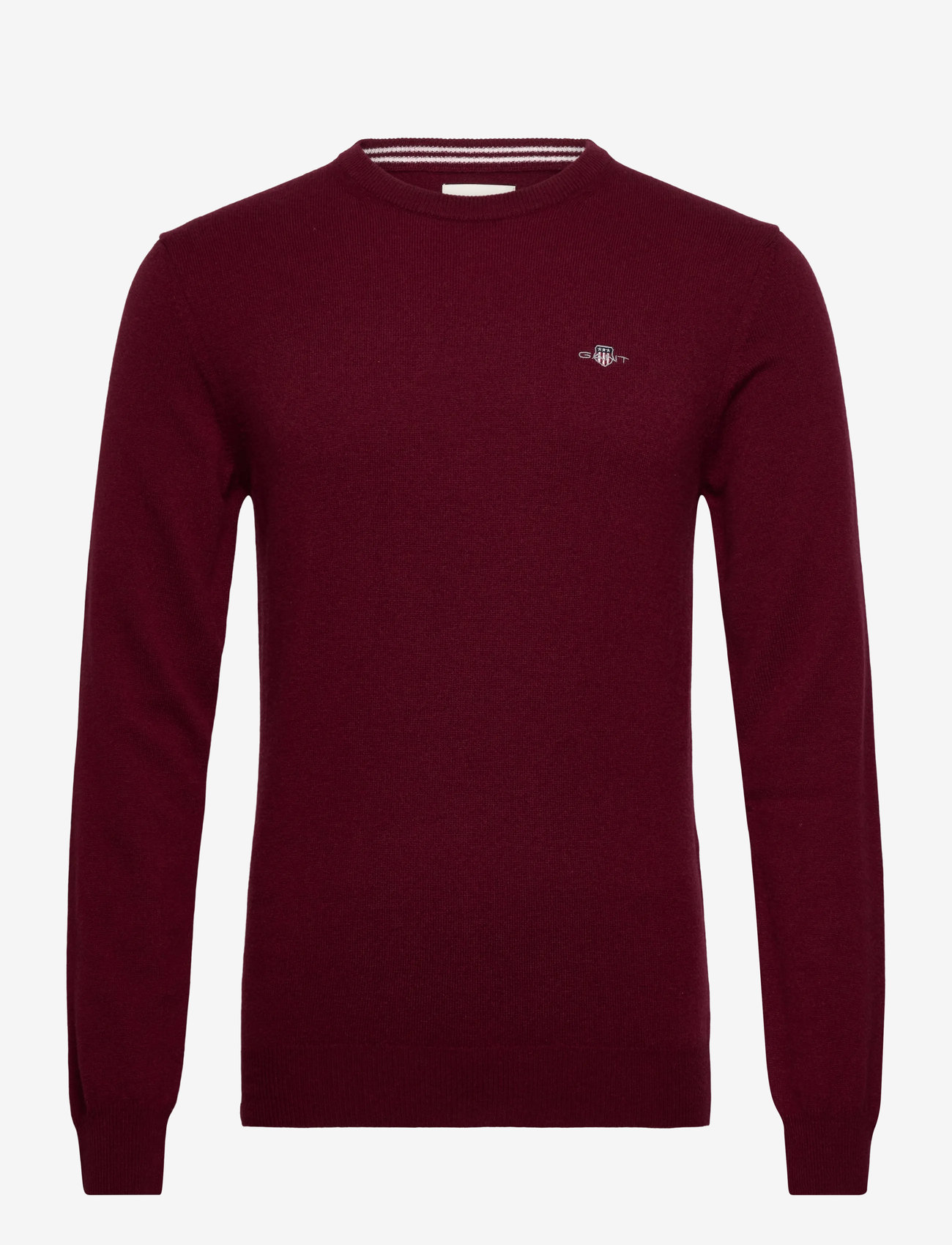 GANT - SUPERFINE LAMBSWOOL C-NECK - rundhals - plumped red - 1