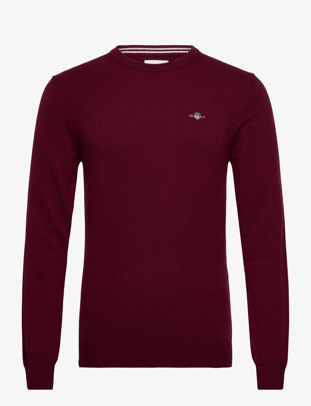 GANT - SUPERFINE LAMBSWOOL C-NECK - round necks - plumped red - 1